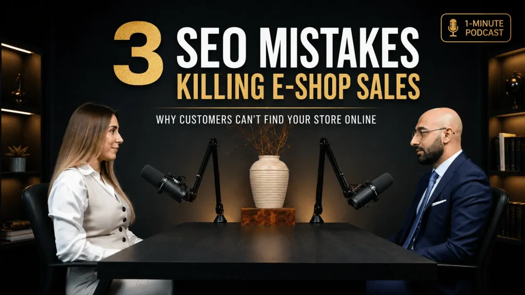 Three SEO mistakes that stop an e-shop from getting sales online