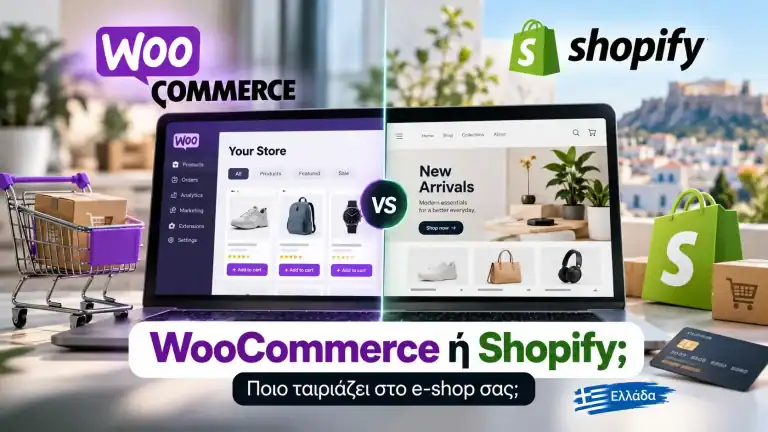 WooCommerce ή Shopify για e-shop στην Ελλάδα; Πρακτικός οδηγός επιλογής